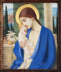 Madonna és gyermeke, 1905 körül (tempera a panelen)